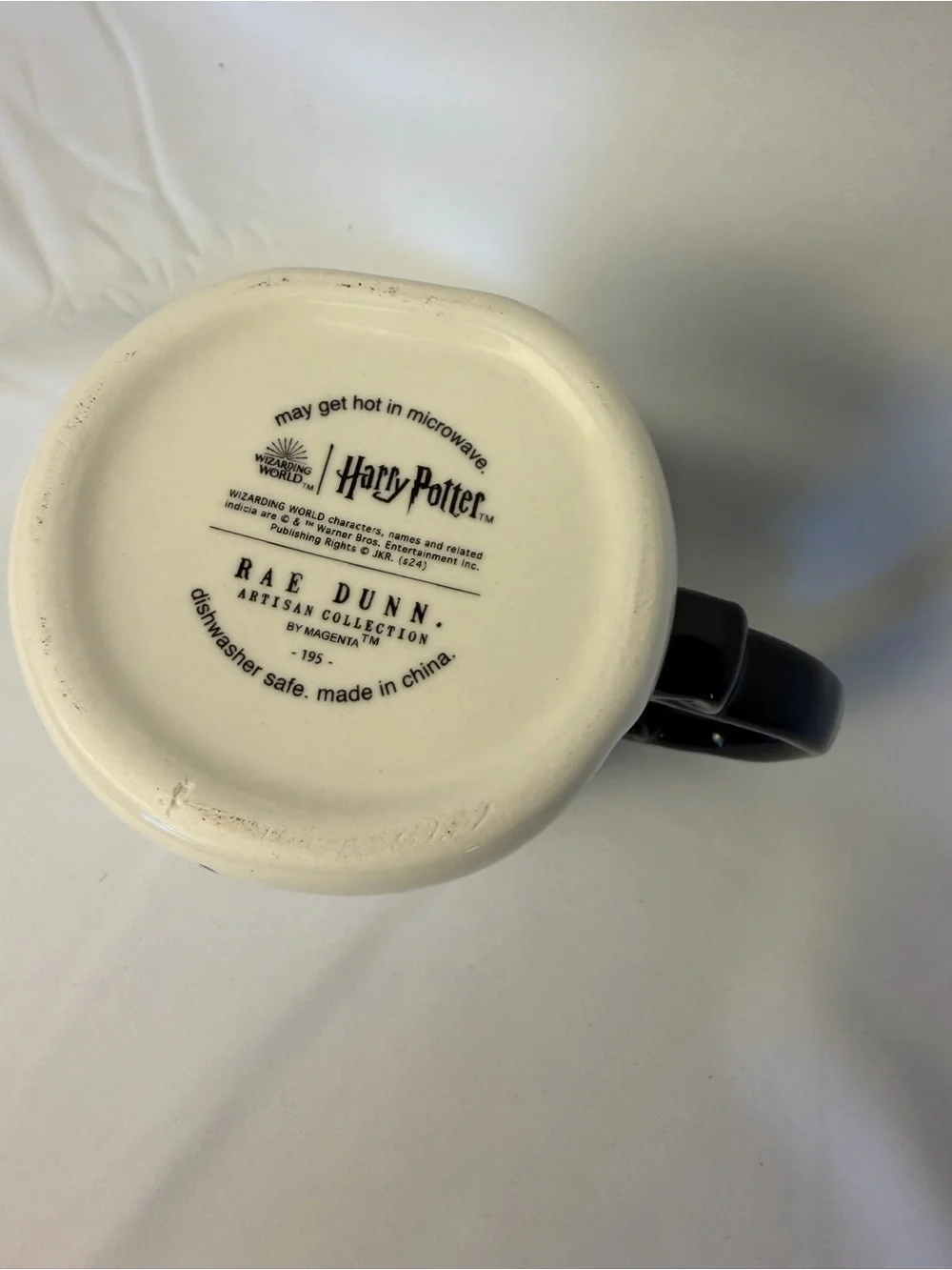 Harry Potter Polyjuice Potion Rae Dunn Ceramic Mug — White with Black Handle